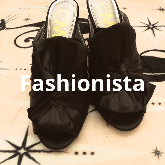 Satin feel dress slides - Picture 2 of 2